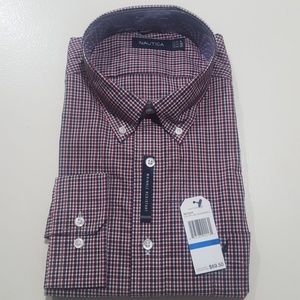 Brand New XL Nautica Long Sleeve Button Up Shirt